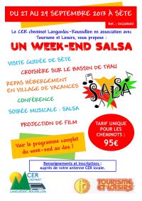 Un week-end Salsa. Du 27 au 29 septembre 2013 à Sète. Herault. 